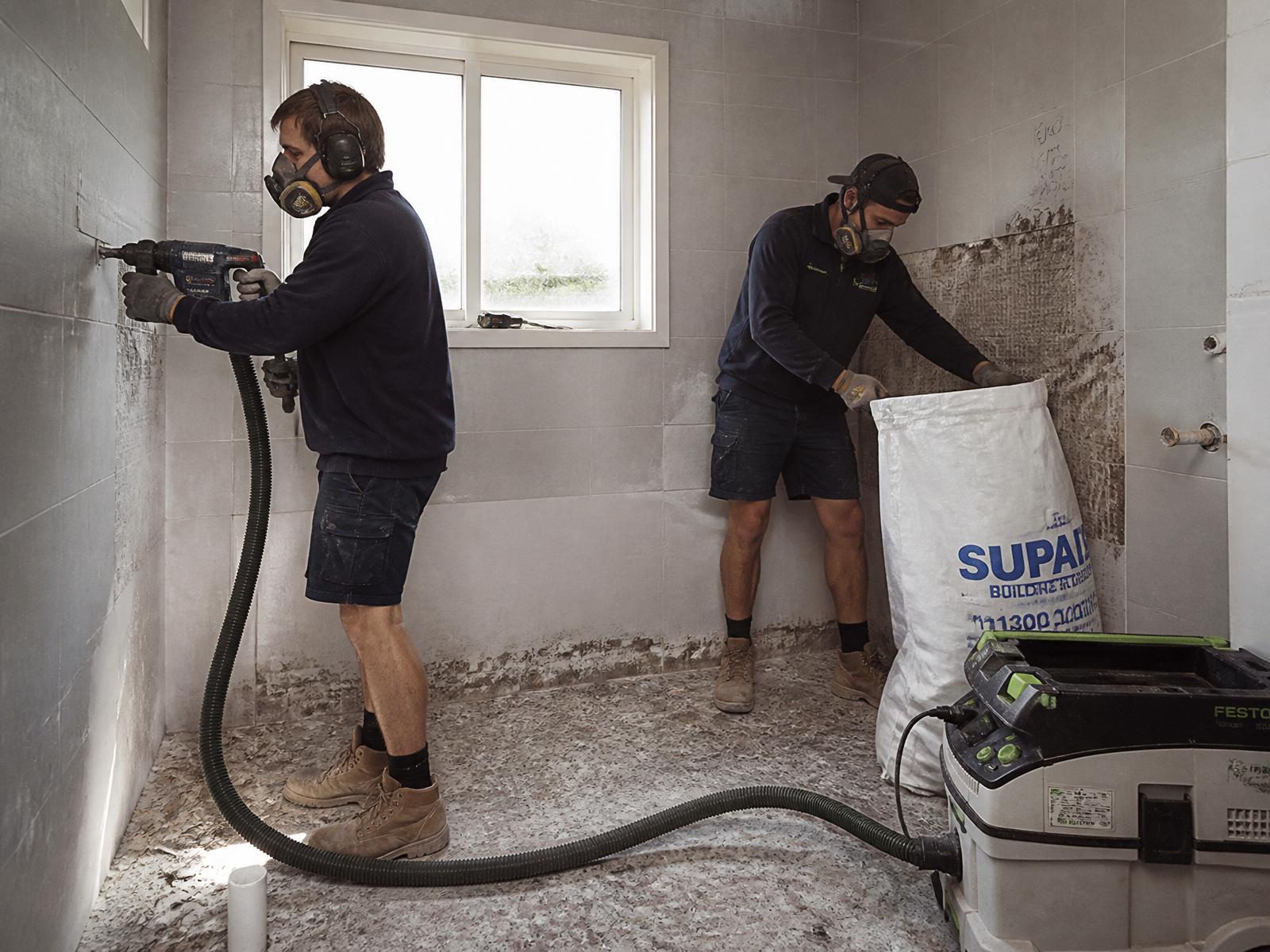 Bathroom demolition