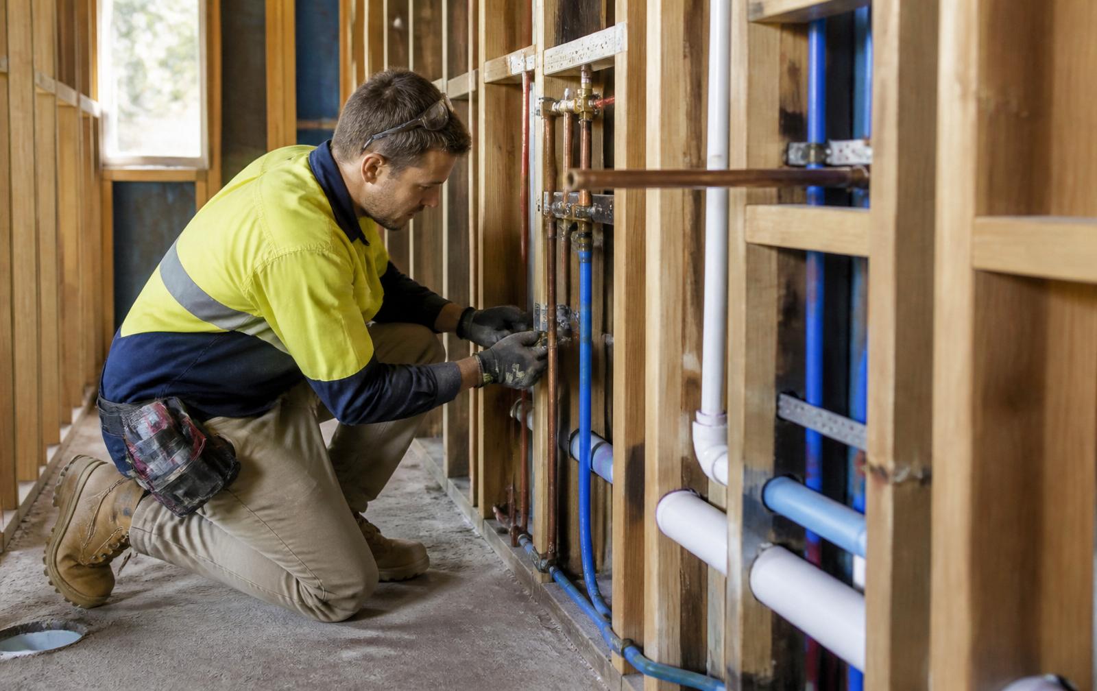 Plumbing rough-in