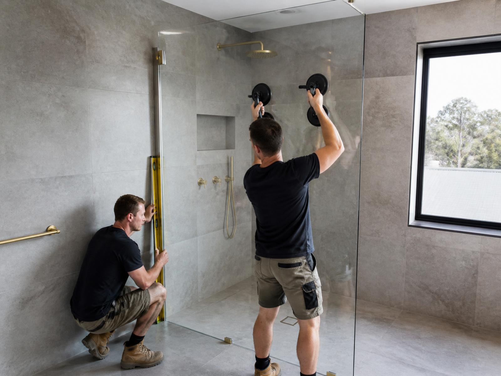 Shower screen & silicone